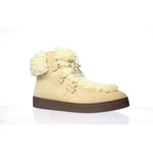 Vionic Women's Tan and Cream Shearling Boots